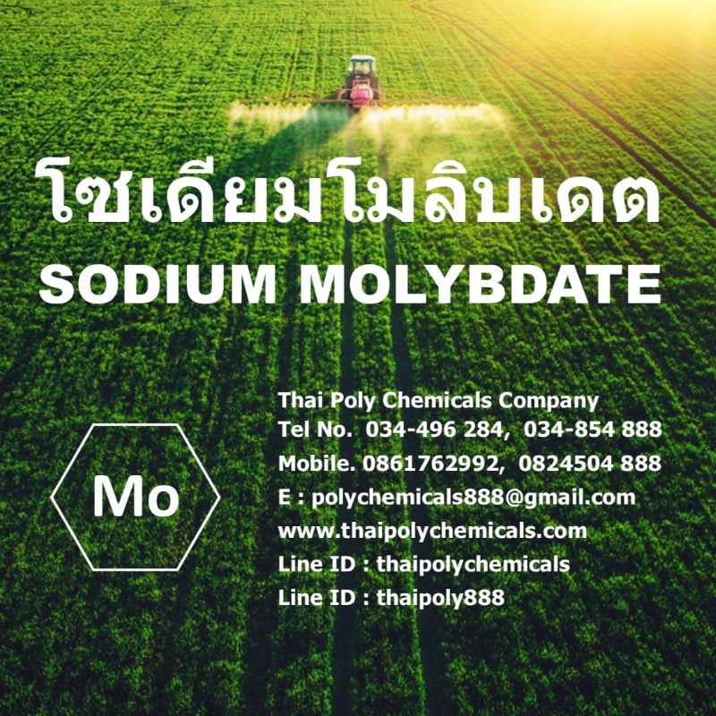 โซเดียมโมลิบเดต, Sodium Molybdate, ผงจุลธาตุโมลิบดินัม, โซเดียมโมลิบเดท, จุลธาตุในดิน, Micronutrients